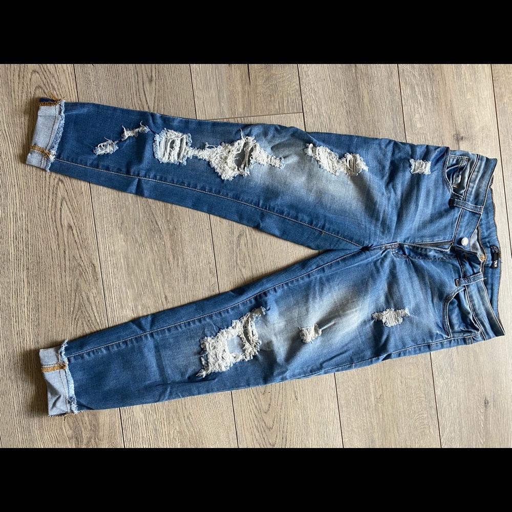 Fashion Nova Distressed Jeans